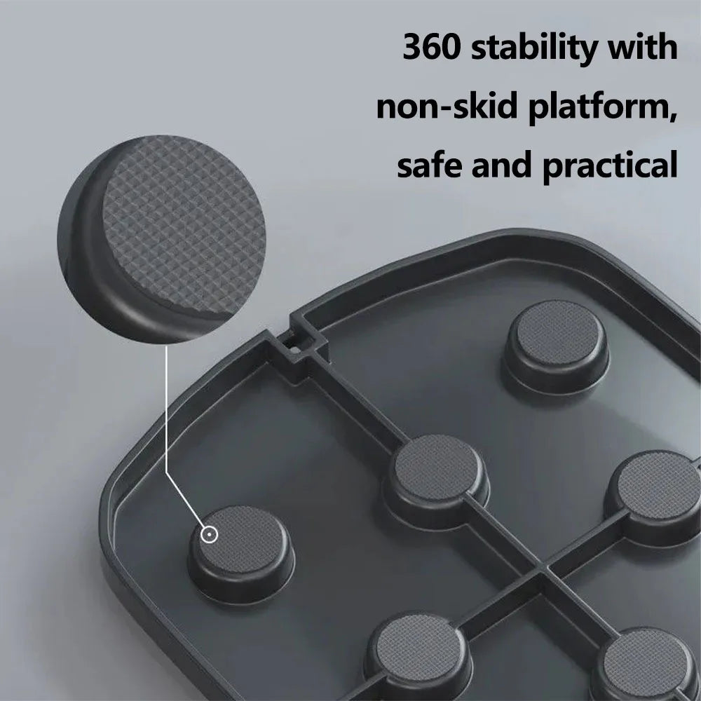 Portable Multifunctional Push-up Board Set With Handles Foldable Fitness Equipment For Chest Abdomen Arms And Back Training#Colo