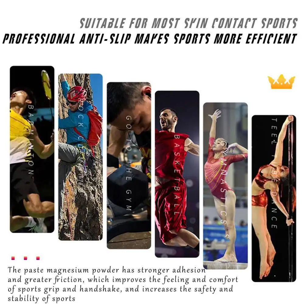 50/100/200ml Liquid Chalk Sports Magnesium Powder Fitness Weight Lifting Anti Slip Cream Grip Weight Lifting Climbing Gym Sports